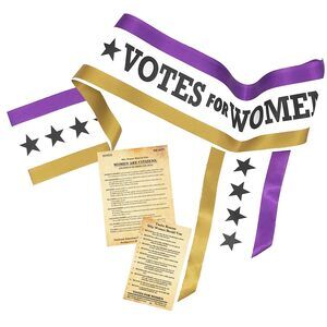1222 Two Suffragette Costume Accessoriess - Historically